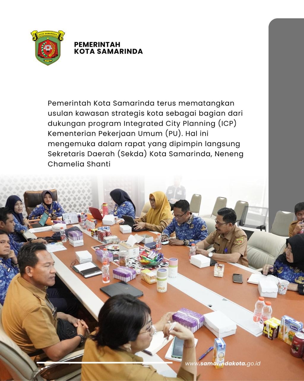 Terus Dimantapkan, Sekda Pimpin Rapat Kawasan Strategis Kota Dukungan Kementerian PU