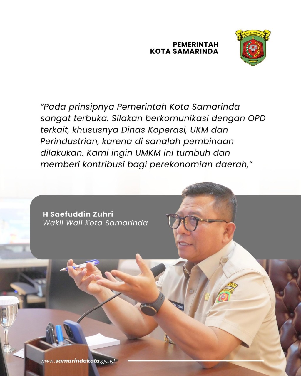 Pemkot Samarinda Dukung Kosbunda, Dorong Legalitas dan Penguatan UMKM Kreatif