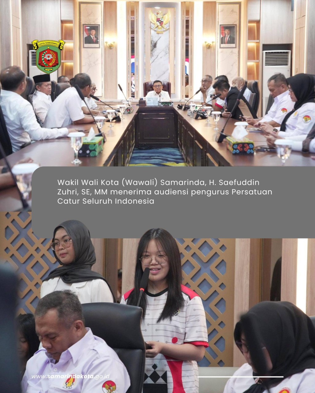 Wawali Dorong Catur Samarinda Tembus 12 Emas