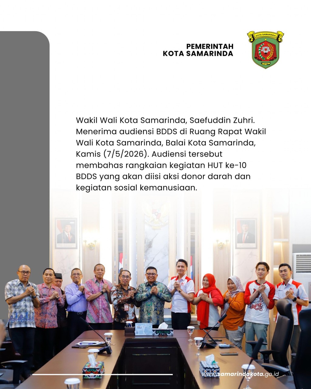 Jelang HUT ke-10 BDDS Bertabur Doorprize, Saefuddin Zuhri Ajak Warga Donor Darah: Bawa Manfaat dan Rezeki