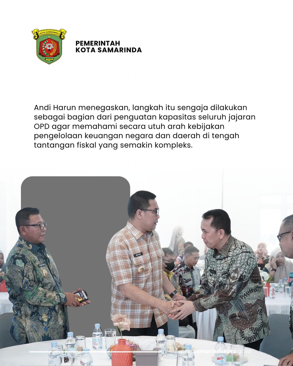 Wali Kota Andi Harun Undang Kemendagri Bedah Keuangan Daerah