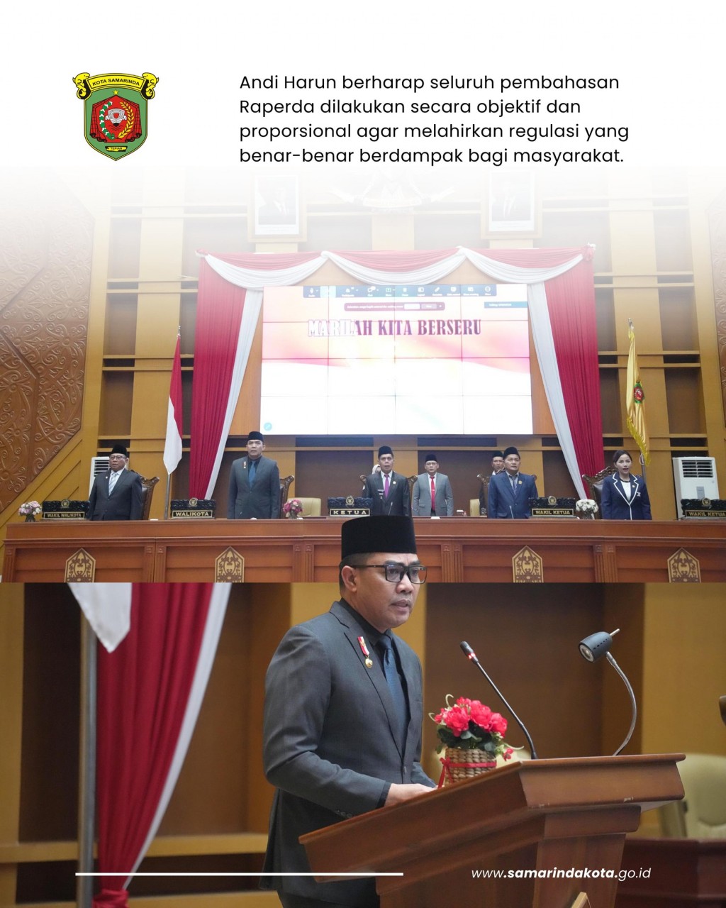 Enam Raperda di Luar Propemperda 2026 Disepakati, Wali Kota Tekankan Perda Jangan Sekadar FormalitasEnam Raperda di Luar Propemperda 2026 Disepakati, Wali Kota Tekankan Perda Jangan Sekadar Formalitas