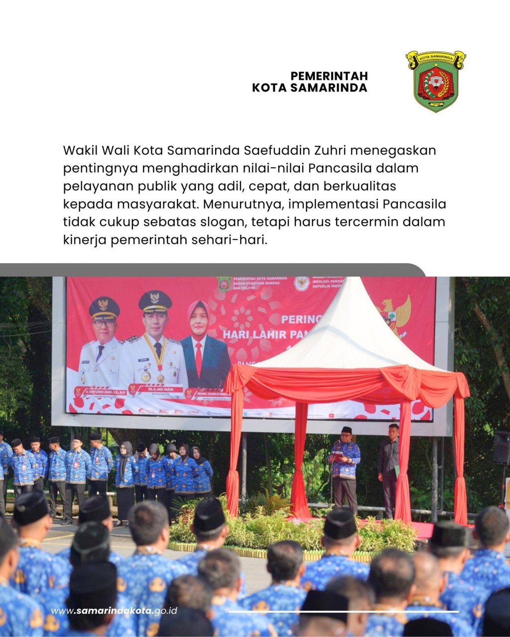 Saefuddin: Pancasila Harus Hadir dalam Pelayanan Publik