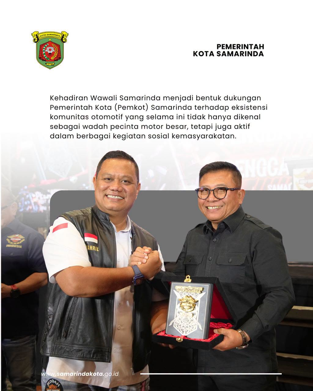 Pengurus Baru Dilantik, Wawali Dorong HDCI Jadi Pelopor Keselamatan Berkendara