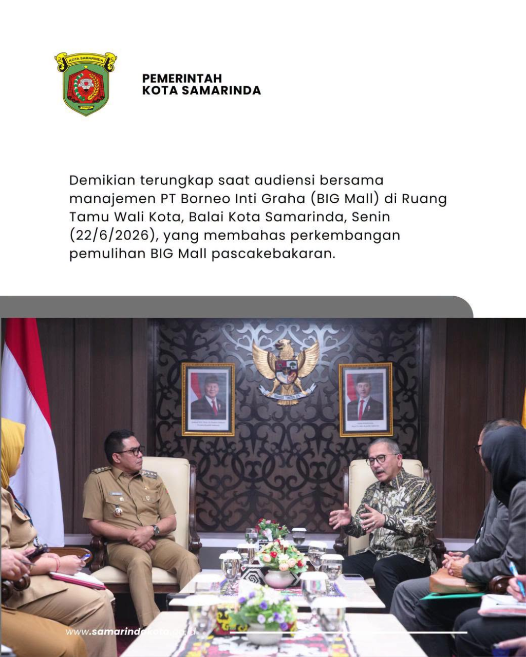 BIG Mall Hampir Pulih 99 Persen, Wali Kota Andi Harun Optimistis Ekonomi Samarinda Kembali Menguat