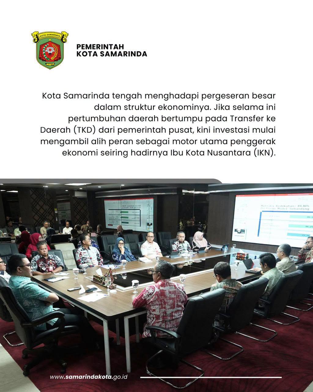Samarinda Kejar Potensi Fiskal, Wali Kota Tekankan Kualitas Data