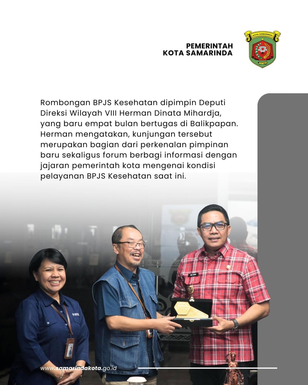 Pemkot Samarinda dan BPJS Kesehatan Bahas Keberlanjutan Cakupan Kesehatan