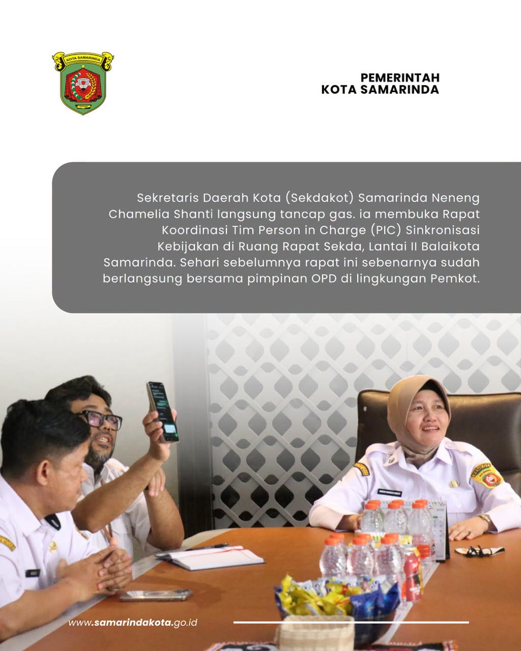 Percepat TERAS Samarinda, Pemkot Petakan Solusi Sinkronisasi Kebijakan Lintas OPD