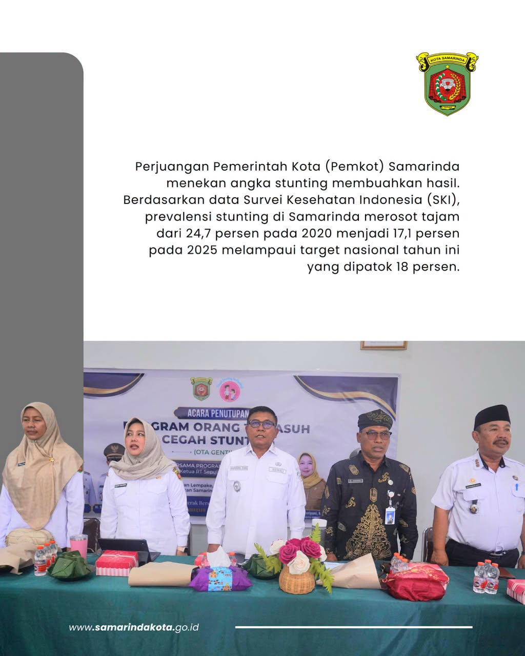 Angka Stunting Samarinda Turun, Lampaui Target Nasional
