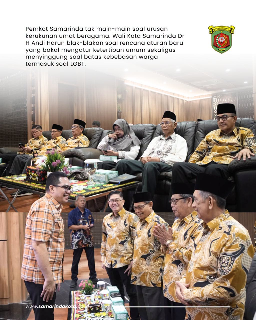 Dorong FKUB Jadi Laboratorium Kerukunan, Wali Kota Samarinda Ancang-ancang Terbitkan Aturan Baru Agustus Ini