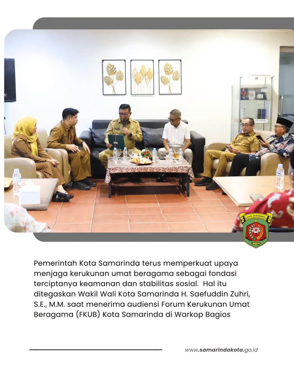 Cegah Konflik Sejak Dini, Saefuddin Zuhri Minta FKUB Perkuat Kerukunan Umat