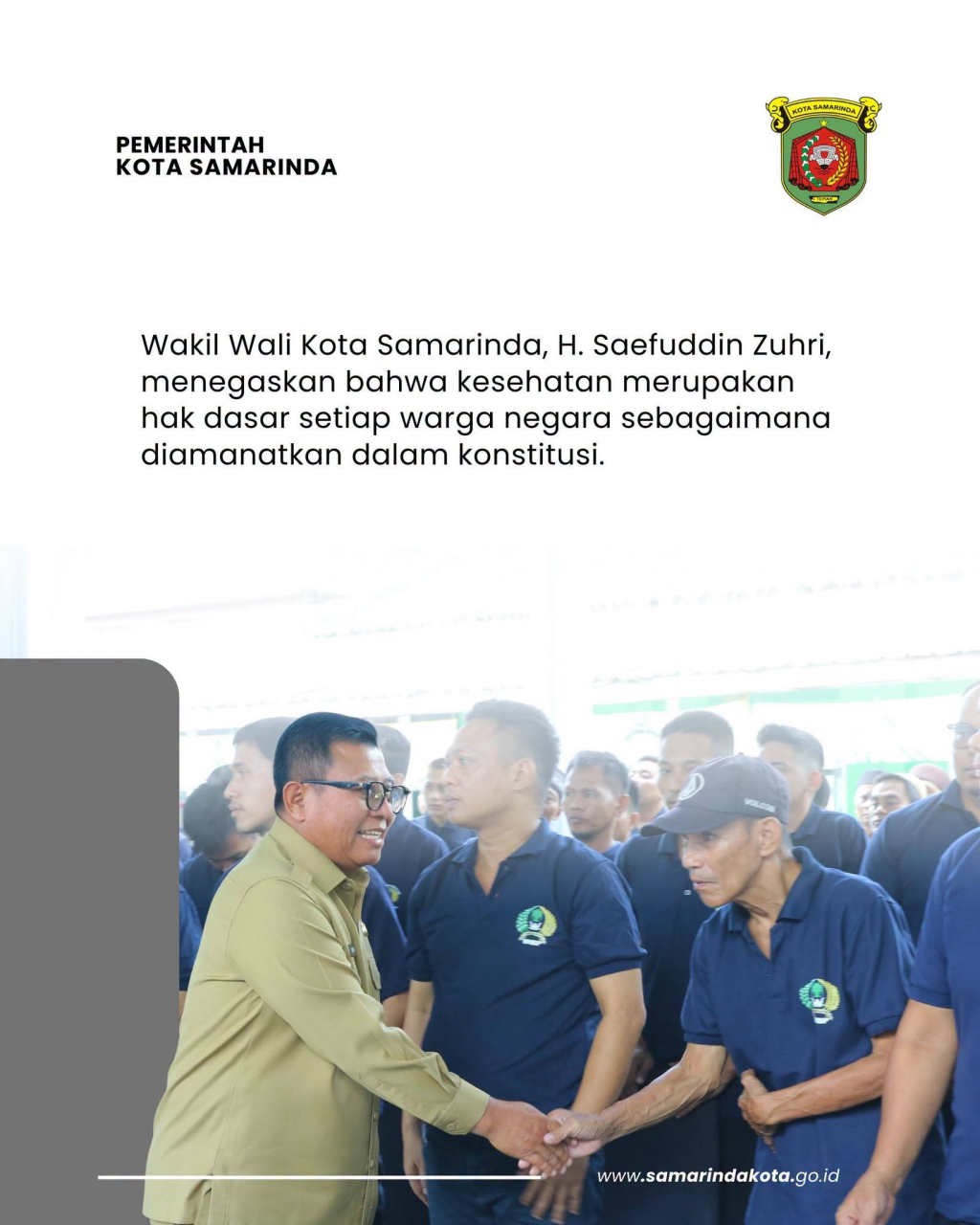 Wawali Buka CKG dan Skrining Tuberkulosis di Rutan Kelas I Samarinda
