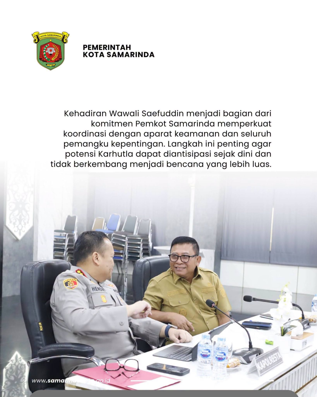 Wawali Saefuddin Perkuat Sinergi Cegah Karhutla