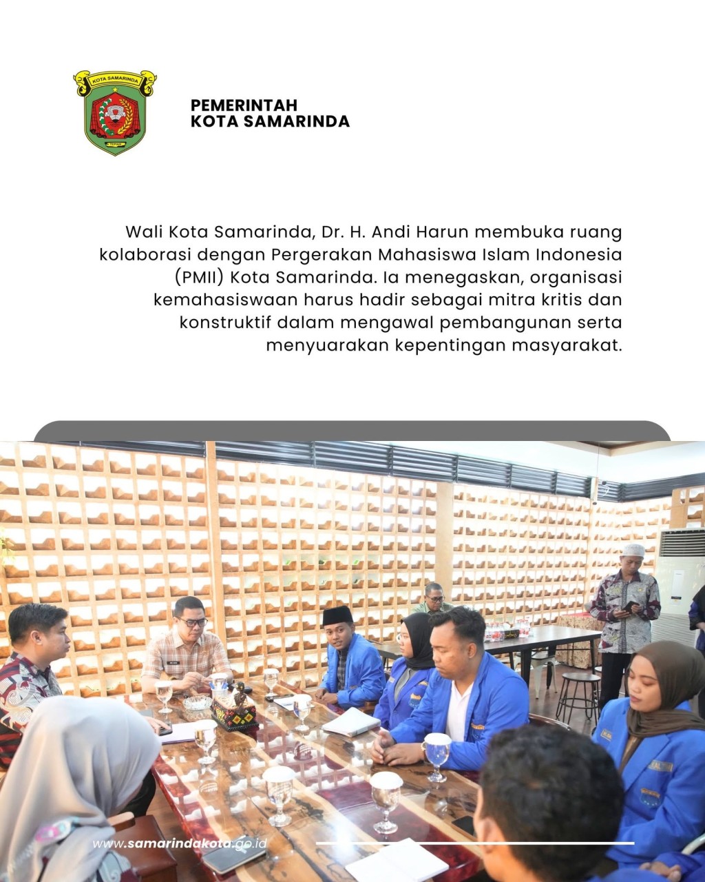Andi Harun Ajak PMII Jadi Mitra Kritis untuk Samarinda Maju