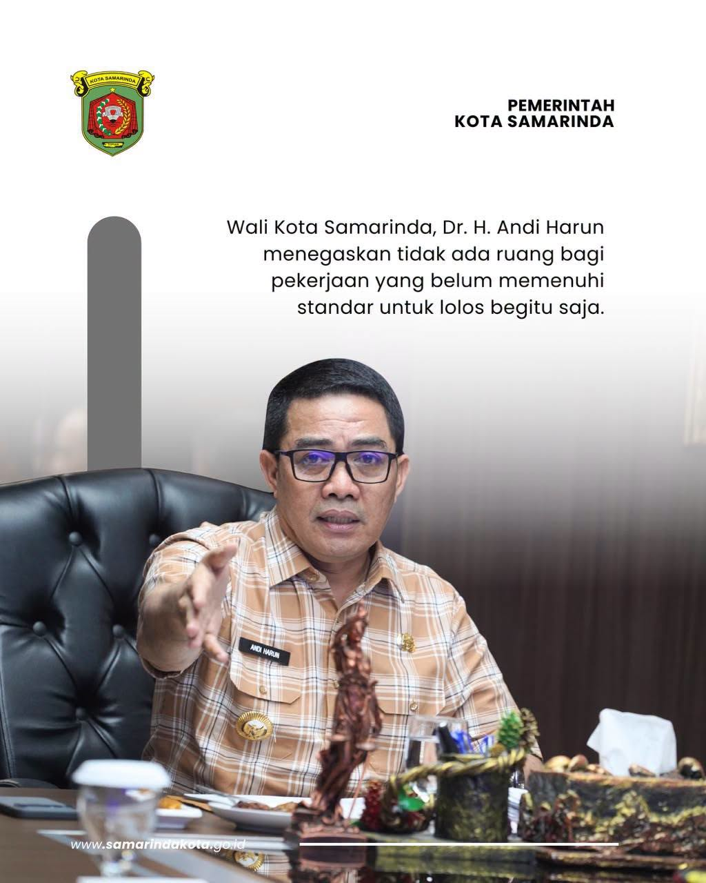 Andi Harun: Teras Samarinda Harus Layak Resmi dan Layak FHO