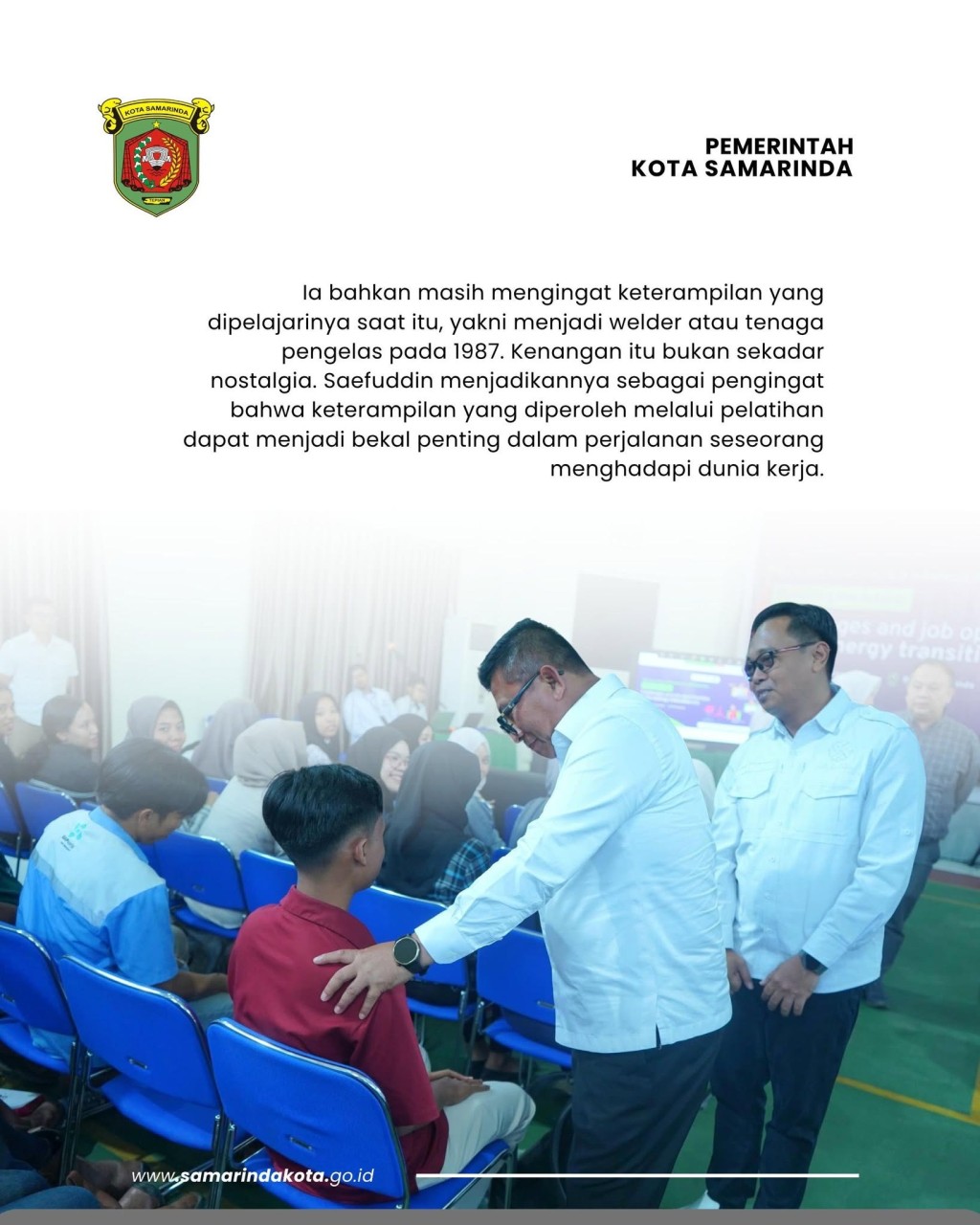 Dulu Belajar Jadi Welder di BLK, Kini Saefuddin Ajak Generasi Muda Siap Hadapi Transisi Energi