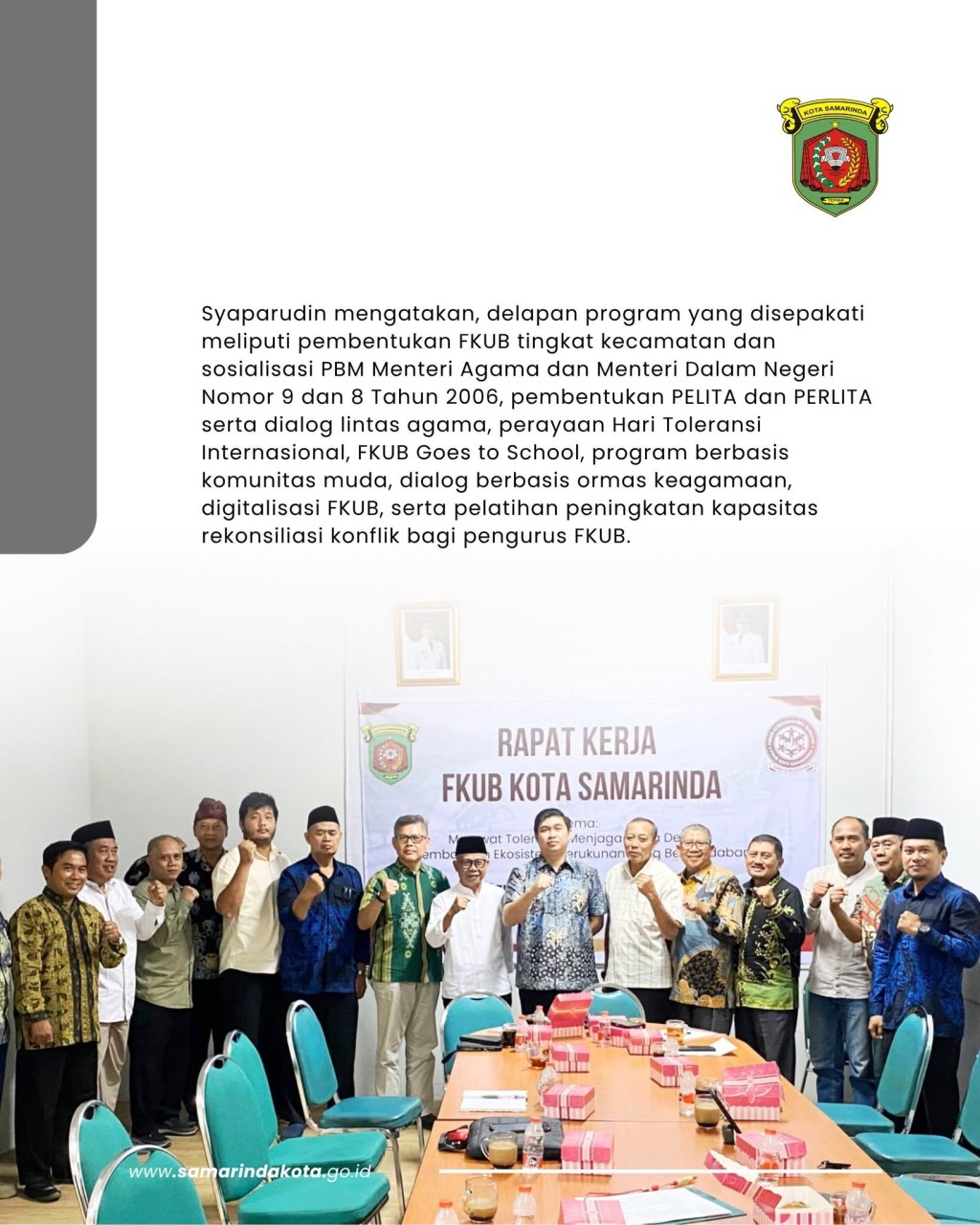 Raker FKUB Samarinda Canangkan 8 Program Kerja 2026-2027