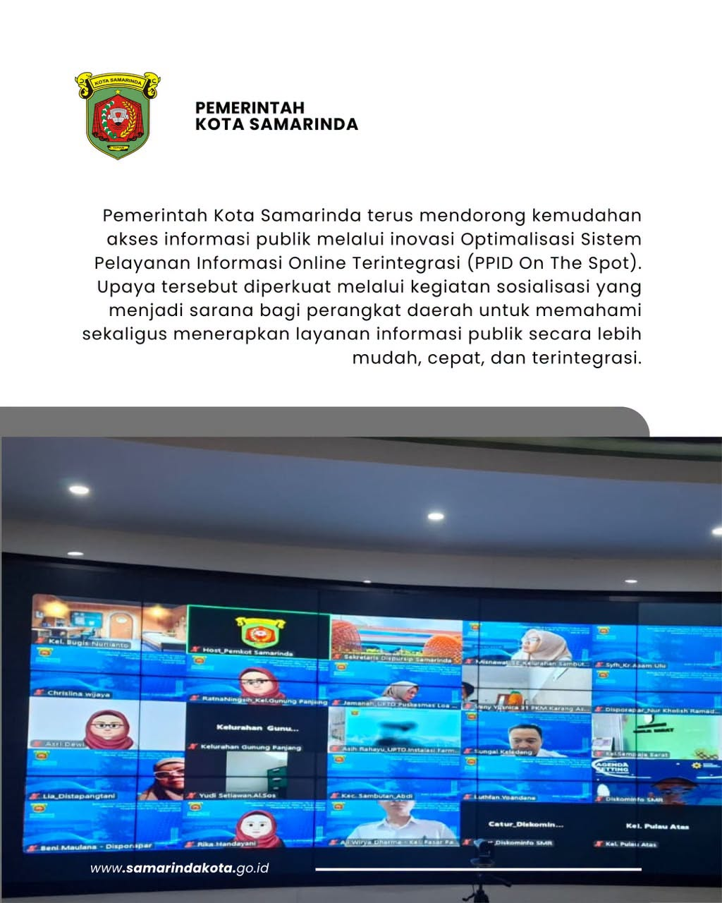 Sosialisasi PPID On The Spot, Cara Samarinda Permudah Akses Informasi Publik