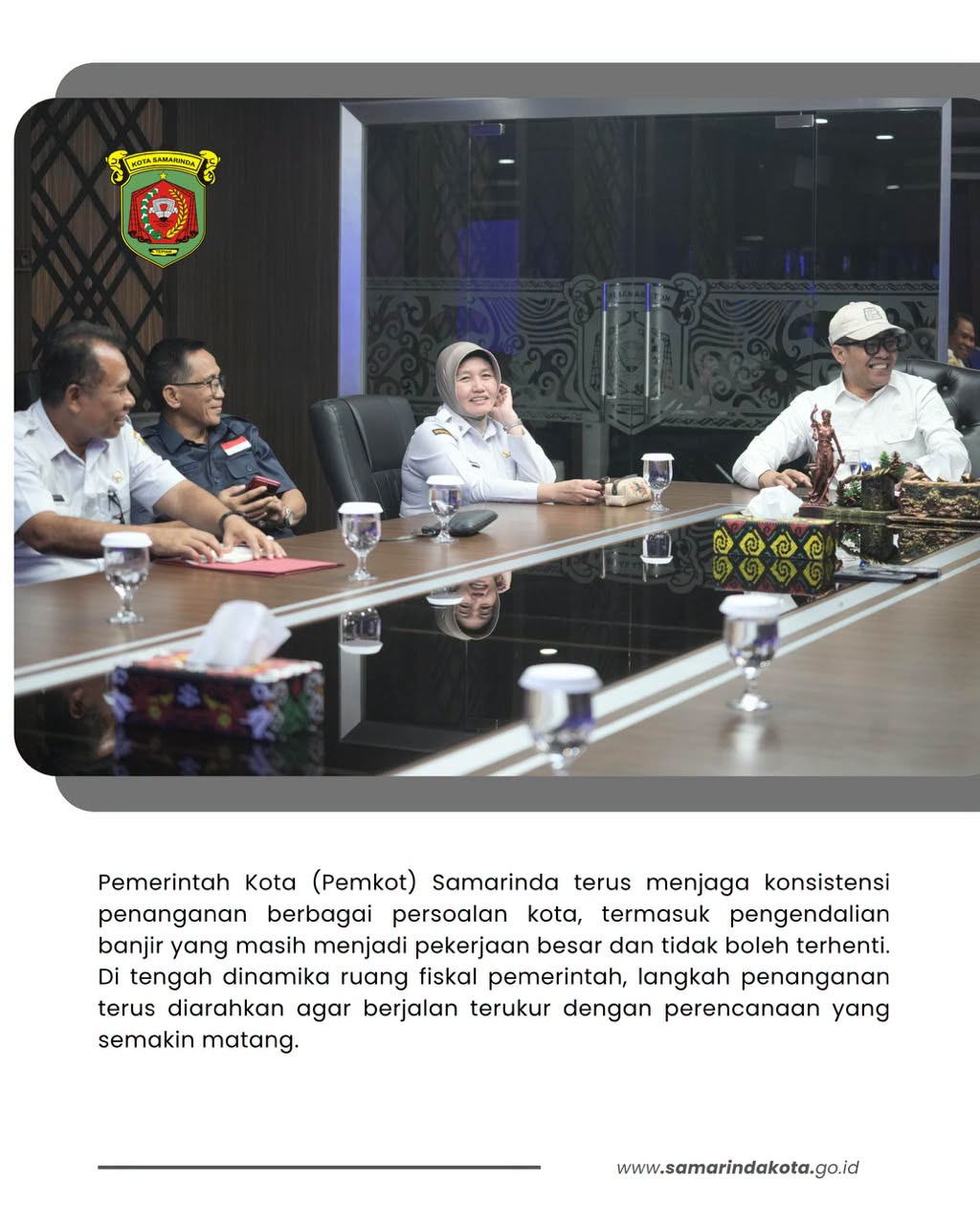 Pemkot Samarinda Bahas Kajian Teknis Pengendalian Banjir, Gunung Kapur-Damanhuri hingga Teras Samarinda II