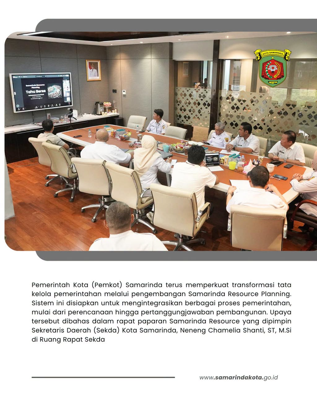 Samarinda Resource Planning, Langkah Pemkot Integrasikan Pemerintahan