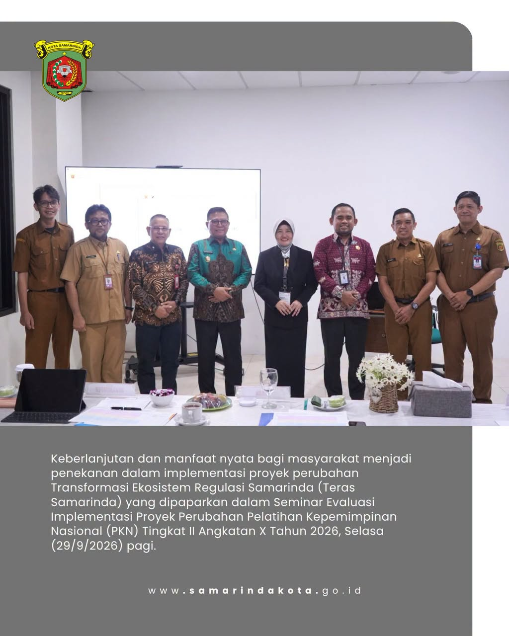 Teras Samarinda Dipaparkan dalam Evaluasi PKN II, Wawali Tekankan Keberlanjutan dan Manfaat