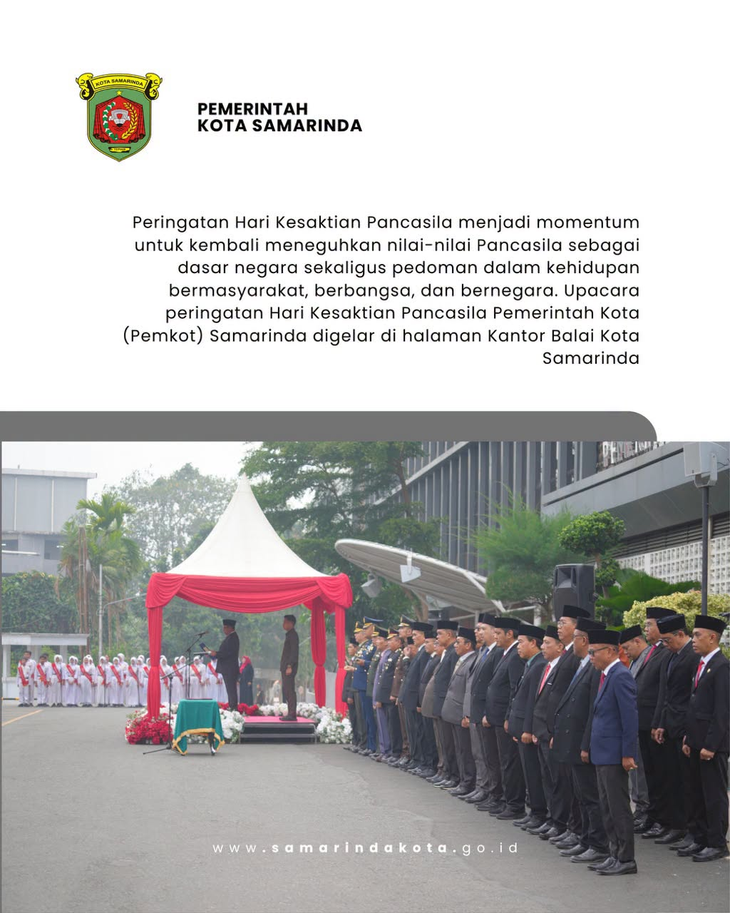 Wawali Samarinda Ajak Masyarakat Teguhkan Persatuan dan Amalkan Nilai Pancasila