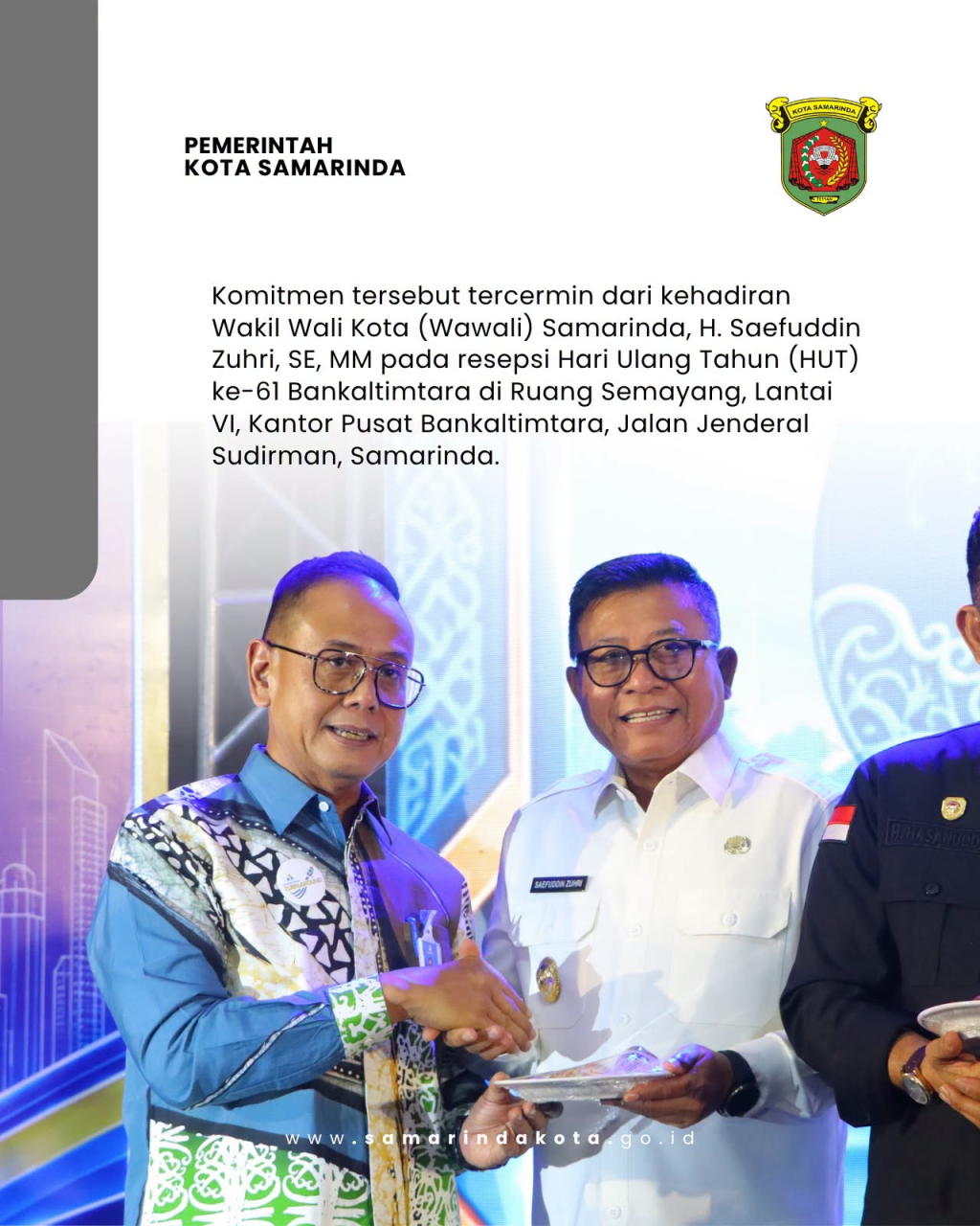 Pemkot Samarinda dan Bankaltimtara Perkuat Sinergi Digitalisasi Keuangan Daerah
